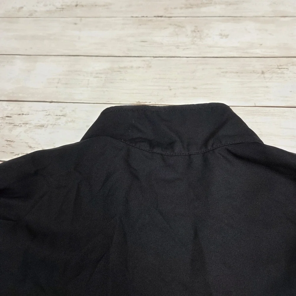 Nike Track Jacket Mens Large Black Dri-FIT Full‎ Zip CS Logo 535632-012 Athletic